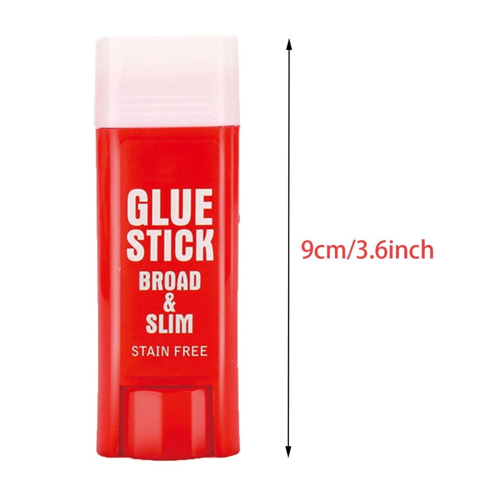 Big Deal! Veeogra Transparent Solid Glue Handmade Glue Stick Material 's Transparent Glue Stick Student Stationery,Red