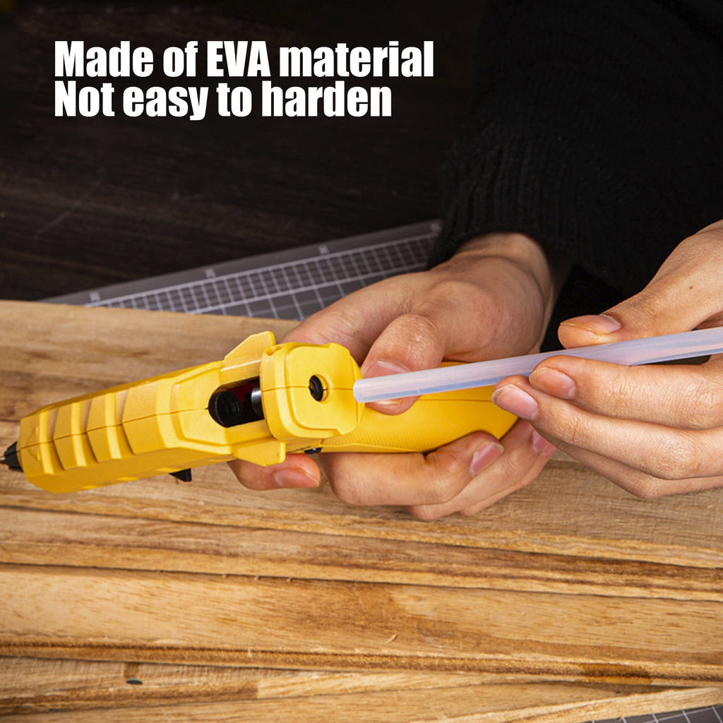 100 Pack Hot Glue Sticks, Clear Glue for Diy Crafts, Educational Projects, 1 8 Inch, Bonding Adhesive, for Wood, Metal, Glass, Art Supplies,YISHFHP