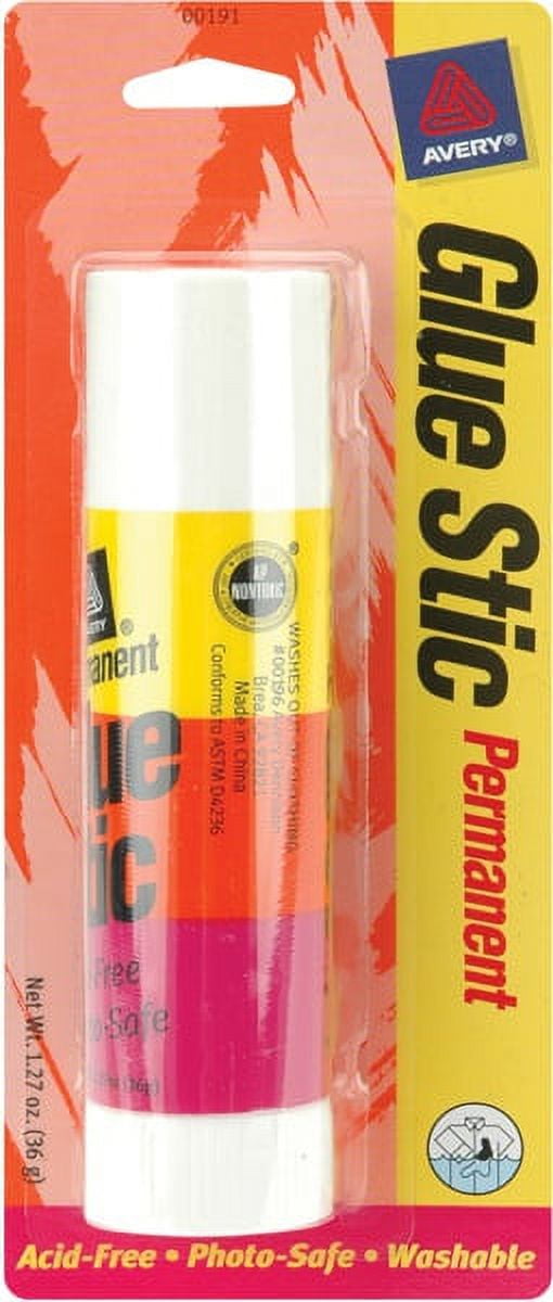 Permanent Glue Stic-1.27oz, Multipack Of 6