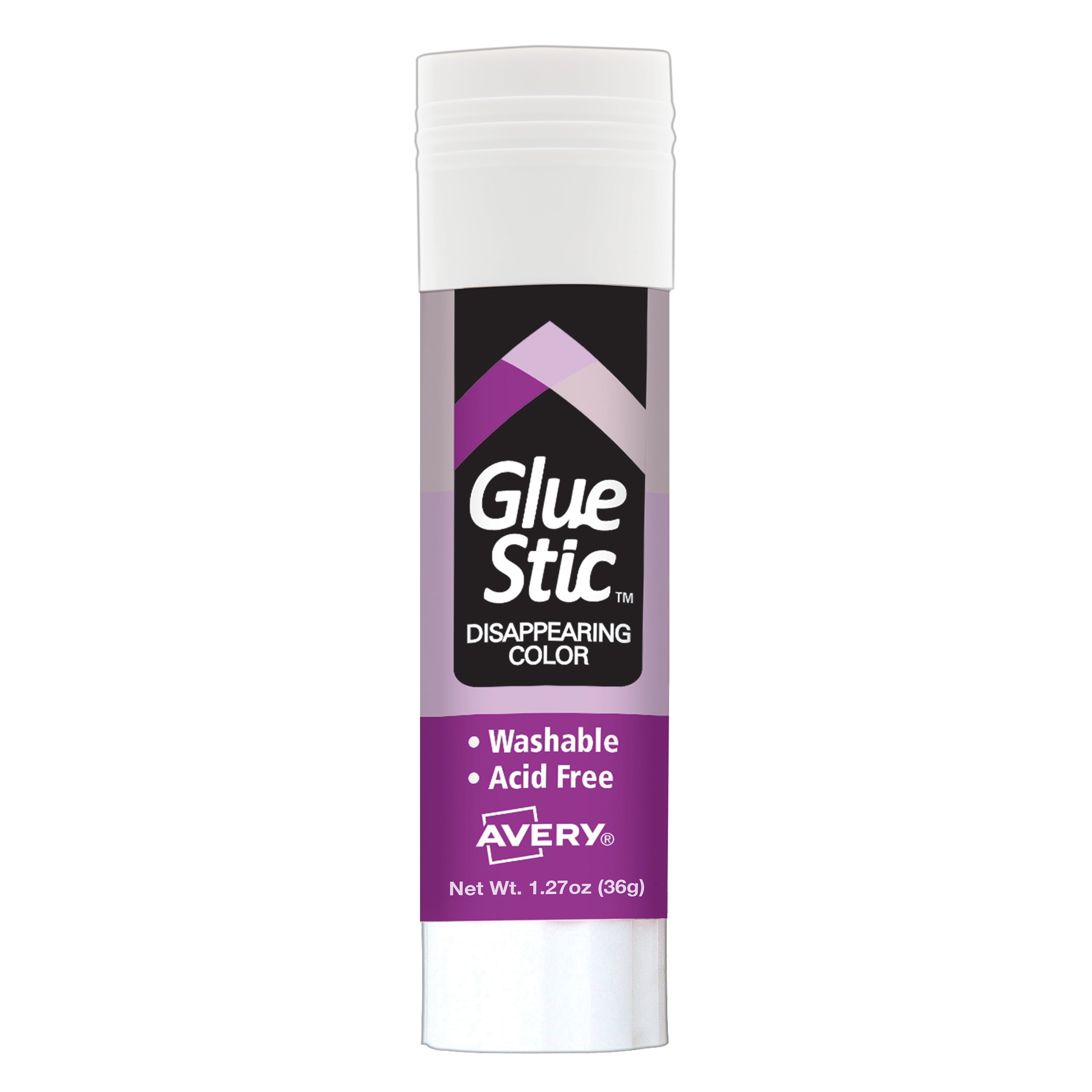 Avery Glue Stic(TM), Purple Glue Sticks, 1.27oz, 6 Total (98071)