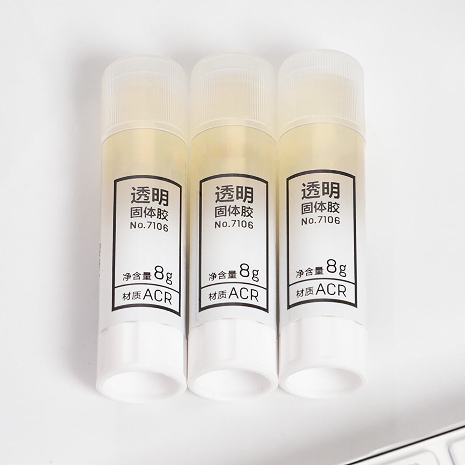 BAOQIN Clear Glue Sticks Handmade Glue Stick ，Strong Solid Glue Suitable for Offices, Crafts, Schools, and Homes （Clear）