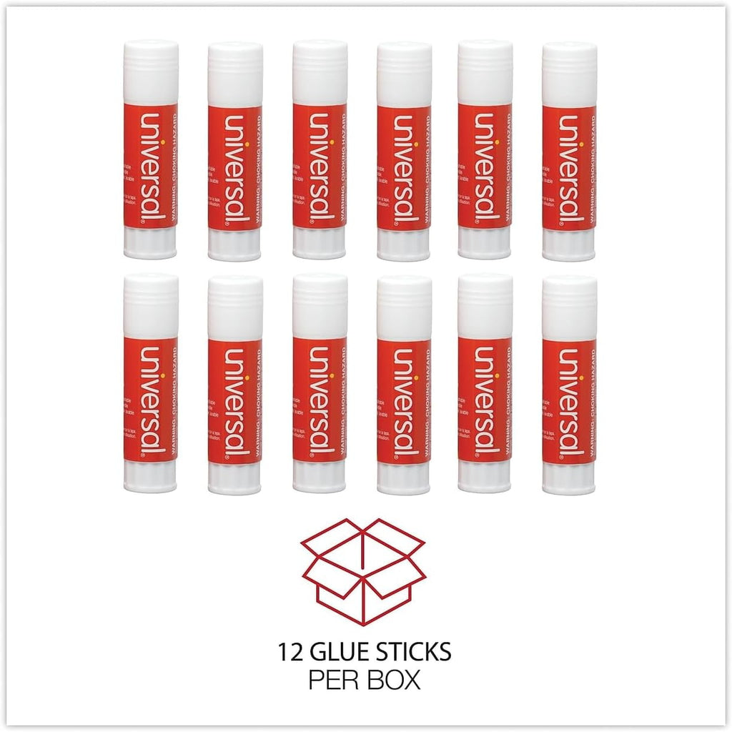 2pcs UNV75750 0.74 oz. Glue Stick - Clear (12/Pack)
