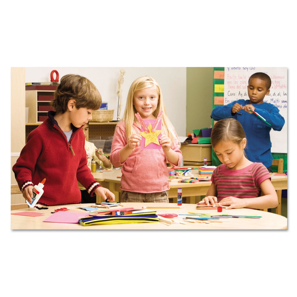 Elmer&amp;#039;s Disappearing Purple All Purpose Glue Sticks, 0.24 oz, Dries Clear, 60/Box (E503)